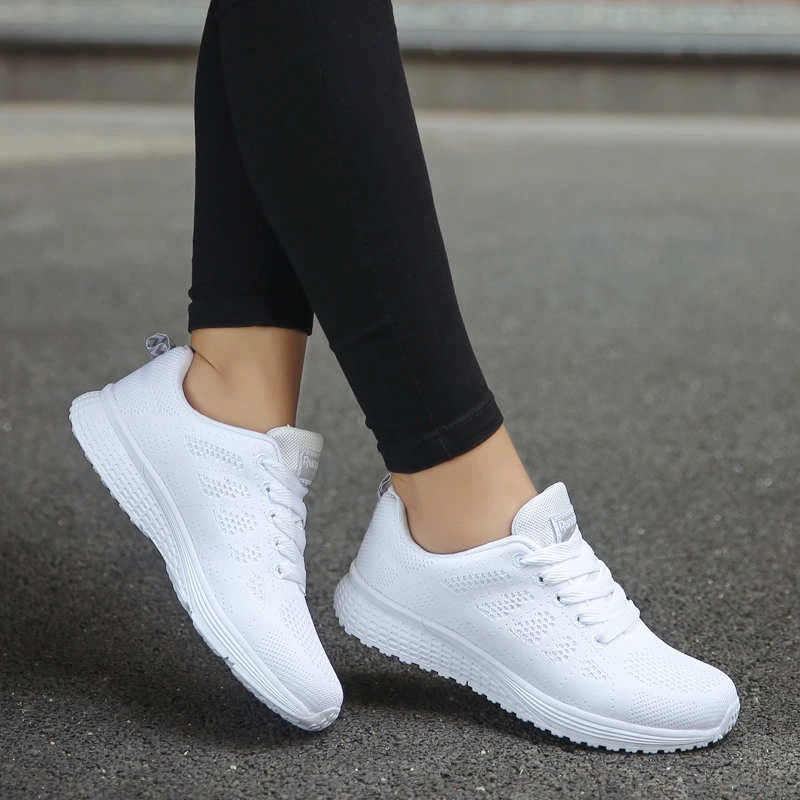 Zapatillas de Sneakersy para mujer, calzado deportivo para Spinning para chica, ofertas deportivas, de malla para mujer|Zapatillas de correr| AliExpress