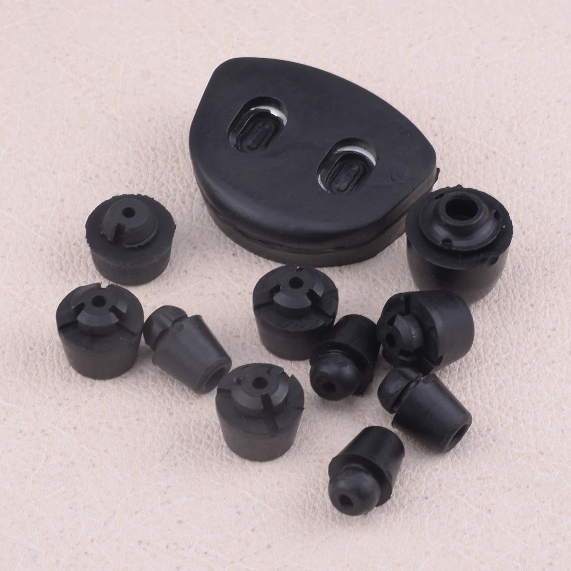 CITALL 11pcs Rubber Door Bump Stop Damper Buffer Shock Pad Set Fit For Mitsubishi Pajero Montero V31 V32 V43 V44 V45 V46 V73 V75 |
