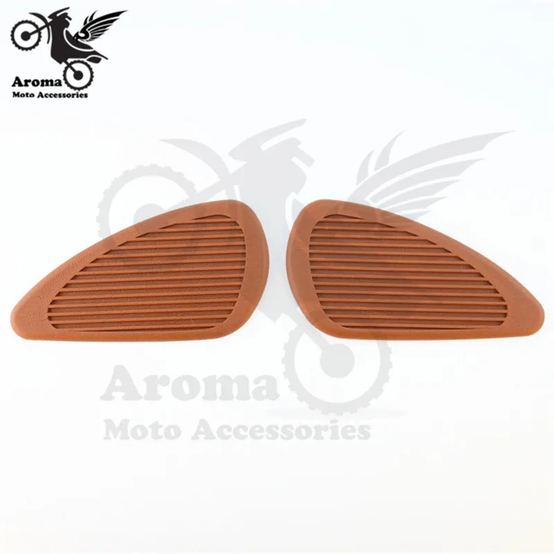 Ретро резиновые moto pank pad moto rbike защита на бак для honda suzuki yamaha harley Кафе racer винтажные moto rcycke наклейка на бак