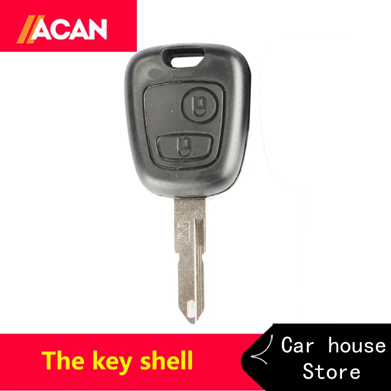 

Car key shell key embryonic key switch is suitable for the Peugeot 206 207 car key shell key embryonic key bag plastic key shell