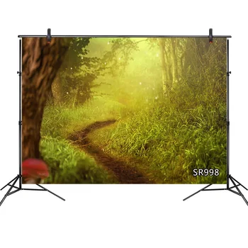 

Spring Backdrop Photophone Natural Fantasy Forest Meadow Newborn Kids Portrait Photographic Background Photocall Photo Studio