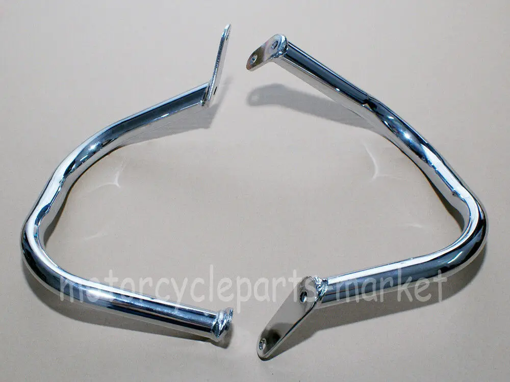 Хромированная защита двигателя для автострады для Yamaha Dragstar V-Star 400 650 Classic 1998-2012& Dragstar VStar 400 650 на заказ 97-12