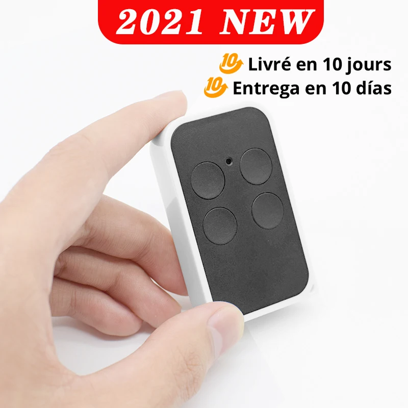Nuevo Multi-frecuencia ajustable clonación 300, 310, 315, 390, 418, 433, 868 MHz puerta de garaje de Control remoto mando transmisor abridor Fob