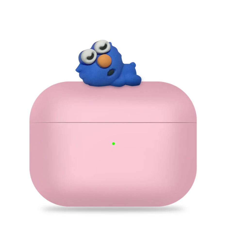 O Милый DIY 3D мультяшный Кролик Медведь силиконовый чехол для Apple Airpods Pro Чехол Bluetooth чехол для наушников для AirPods 3 Аксессуары Чехол - Цвет: O