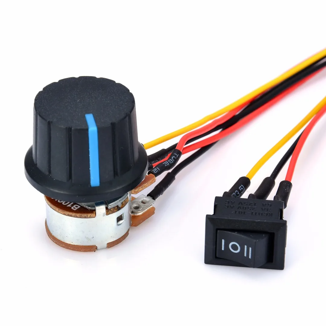 Новый DC 10 с алюминиевой крышкой 50В 100A 3000 W Программируемый Реверсивный ШИМ