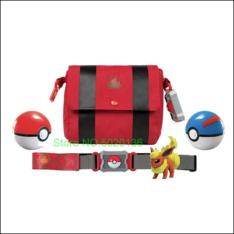 TOMY Pokemon Elf Ball Belt Pikachu Pokeball Pocket Monster Variant ModelToy Set Action Figure Model Kids Toy Gift star wars toys Action & Toy Figures