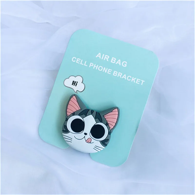 Держатель для мобильного телефона милый hello kitty air bag подставка для телефона держатель для пальца кольцо для телефона Sakura luna cat для iphone x 7