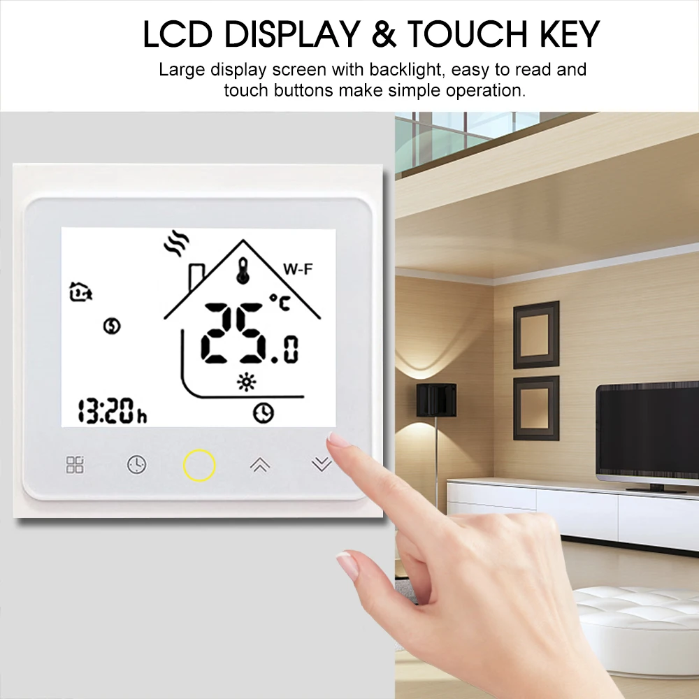 Термостат для нагрева воды умный WiFi цифровой контроль температуры ler Tuya/SmartLife