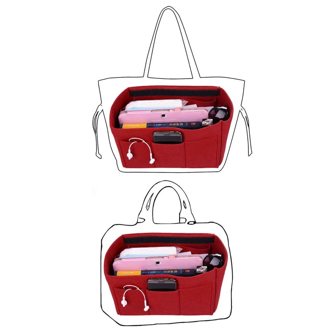 Горячая Распродажа сумка Органайзер для быстрого 30 Большие размеры 35 косметичка