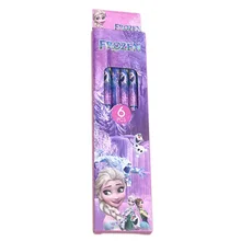 Девушки мультфильм принцесса Холодное сердце Эльза и Анна карандаши Дисней мальчиков Автомобили Человек-паук письма принадлежности для детей подарок