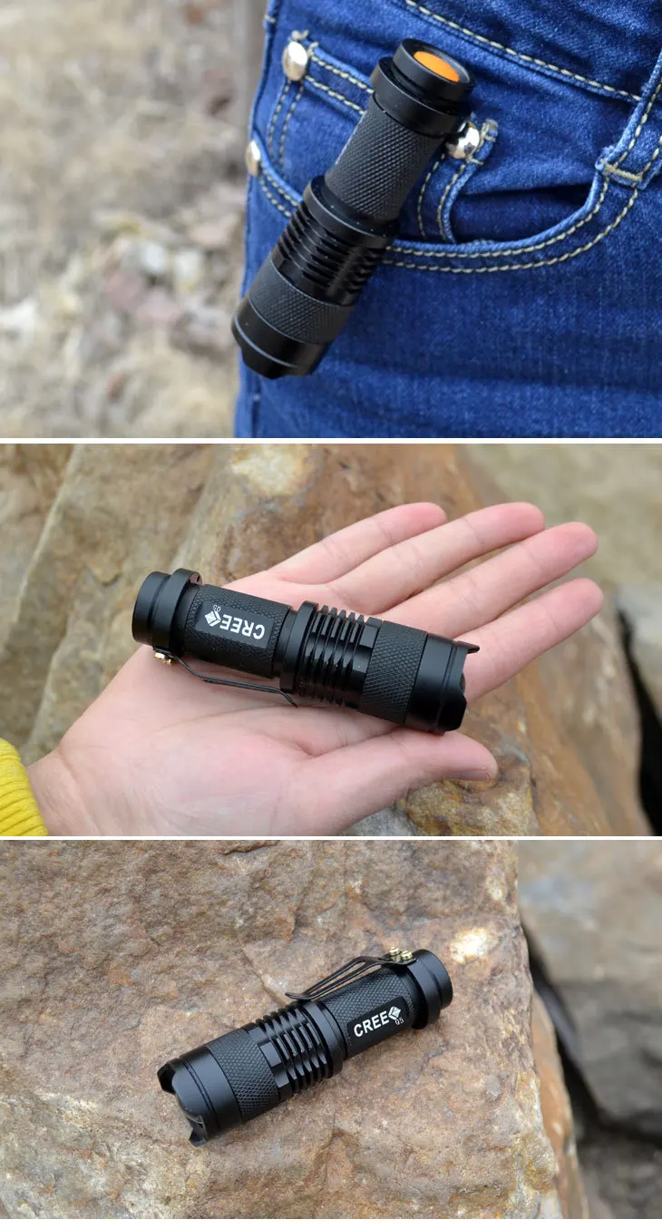 Цифровой зум мини факел 14500 аккумулятор для светодиодного фонарика AA5 № 3 Шестерни Dual-Применение Телескопический фонарик SK68