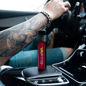 

Vaptio Sonar Max vape pod kit 75W 4.5ml Vape Pen External 18650 battery Electronic Cigarette Kit Portable System Vaporizer