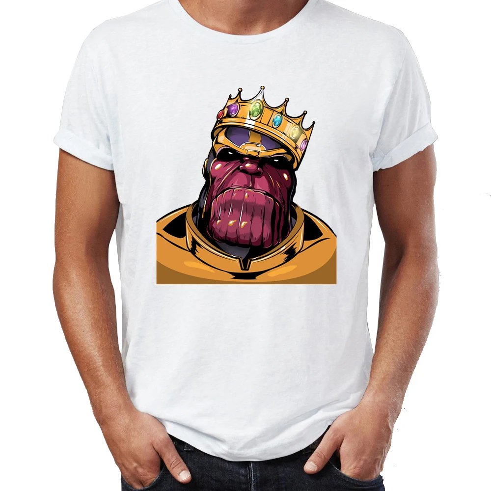 Новая мужская футболка с коротким рукавом известная титана Таноса Артси комикс