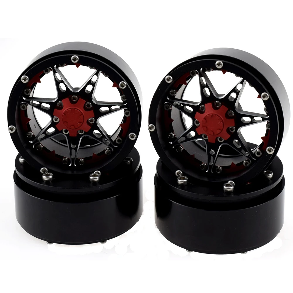 RC автомобиль гусеничный Металл 2 дюйма колеса для 1/10 осевой SCX10 RR10 90053 AX10 Рейф TXR4