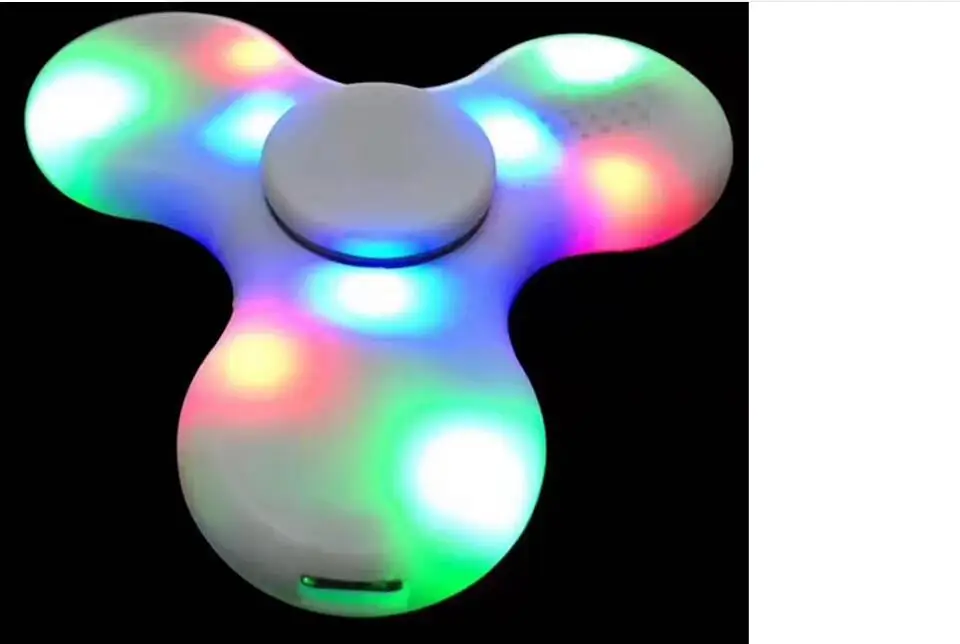 

Led Music Speakers Bluetooth Hand Spinner Fidget Toy Good Choice For Decompression Anxiety Finger Toys