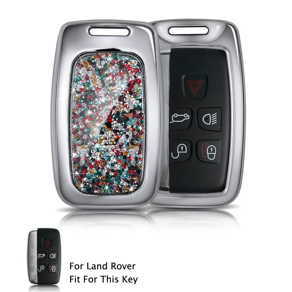 Option 4 5 кнопки умный ключ чехол Fob крышка оболочка для Land Rover Jaguar XE XJ Xjl XF C-X16 V12 гитара F X Typ fob Автомобильная сигнализация с дистанционным управлением - Color Name: Option 4