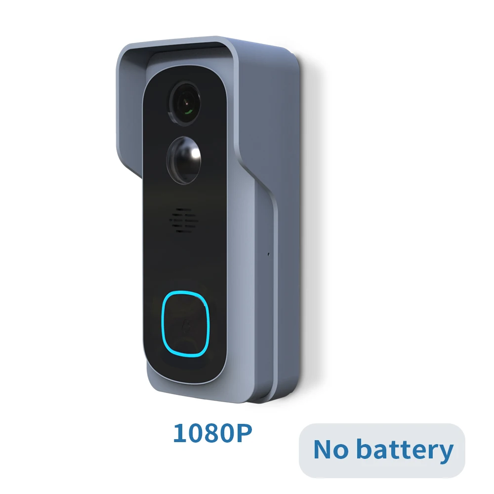 Only Video Doorbell HD 1080P беспроводной Wifi Видео дверной Звонок IP безопасность умный аккумулятор камера интеллектуальное домашнее ночное видение PIR детектор движения - Цвет: Only Video Doorbell