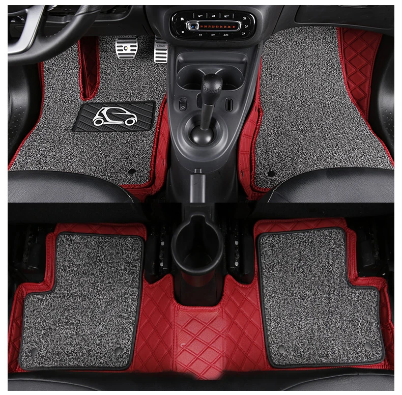 Кожаный коврик для салона автомобиля smart forfour 5 дверей w453 аксессуары ковер 453