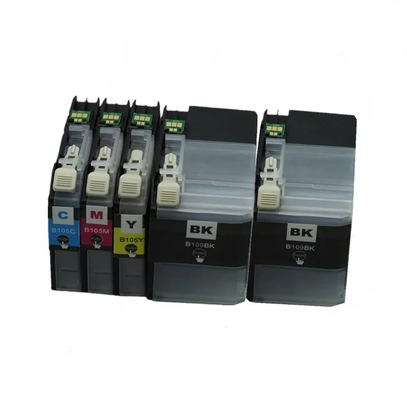 1SET 1BK 5PCS LC109XL LC-109XL LC-105XL LC105XL LC109 LC105 чернильные картриджи MFCJ6920DW MFC J6520DW J6720DW J6920DW струйный принтер - Цвет: 1SET 1BK 5PCS