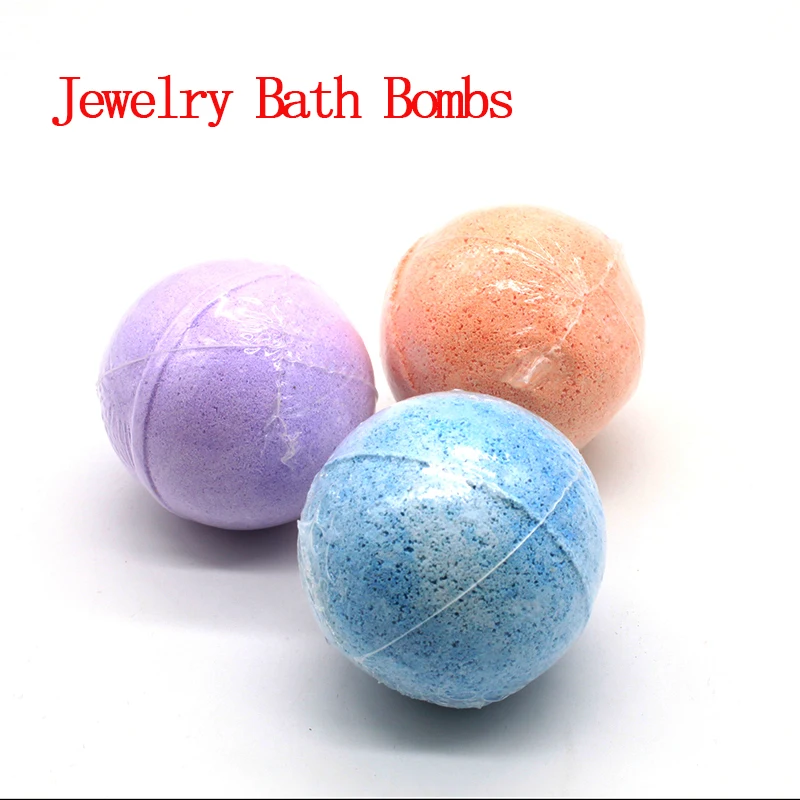 Spheriform Bath Bombs with Sterling Silver Jewelry Inside for party