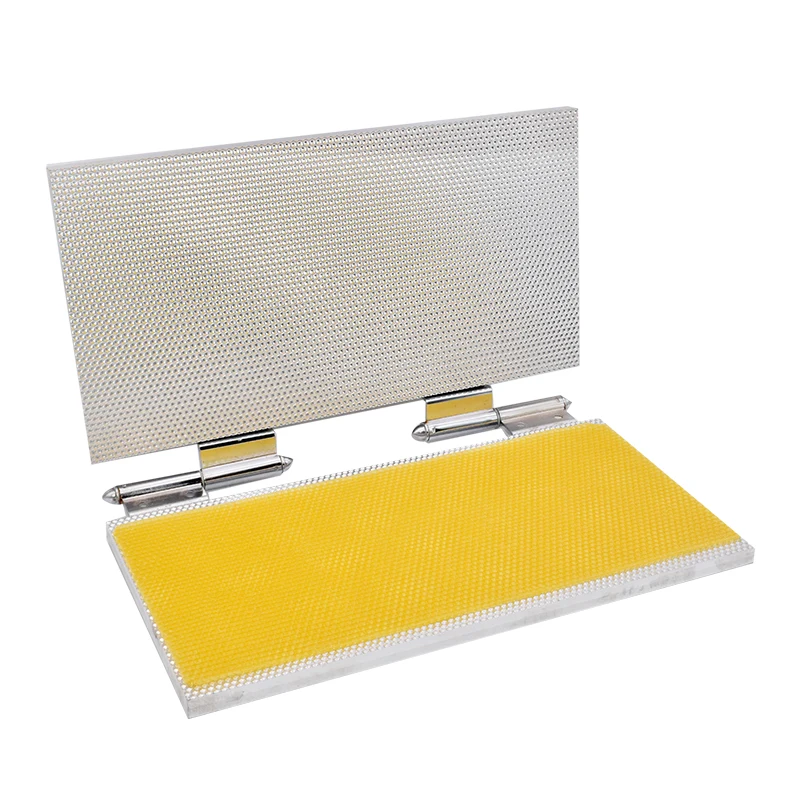 

Full Aluminum Beewaxs Foundation Sheet Mold Beeswax Embossing Mold Machine Printer Cell Size 5.3mm or 4.9mm Optional