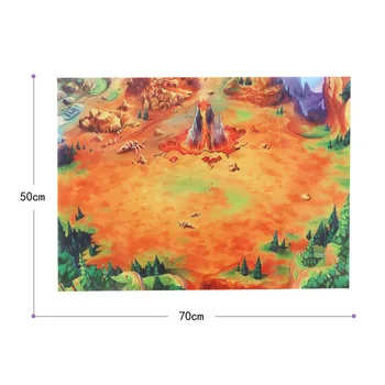 

Kids DIY Dinosaurs Painting Graffiti Kit 3 Blank Dinosaur Models 18 Mini Colored Figurines with Pllaymat and Painting Tools