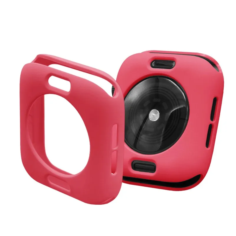 Чехол для часов Apple Watch 5, 4, 3, защитный бампер, мягкий силиконовый чехол из ТПУ для iWatch серии 42 мм, 38 мм, 44 мм, 40 мм, чехол