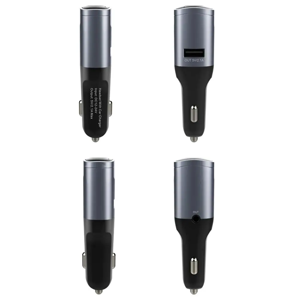 2 in 1 Stereo Car MP3 Player with Wireless Bluetooth Earphone Music Player Hans-free Call USB Car Charger