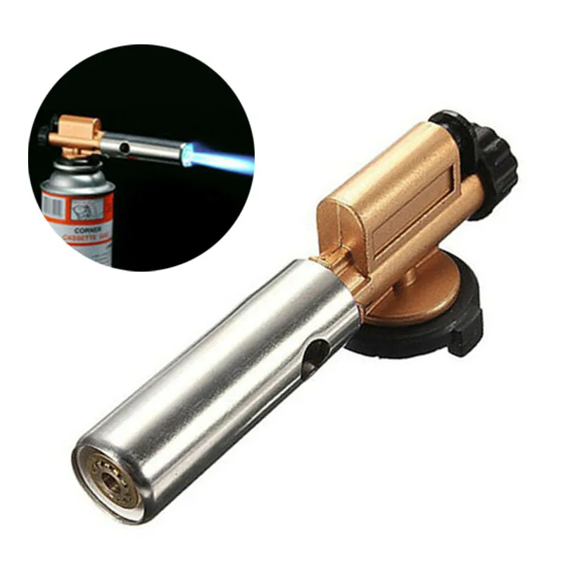 

Useful Outdoor Ignition Butane Gas Torch Welding BBQ Lighter Burner Flame Gun