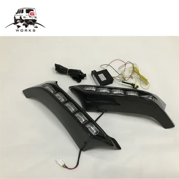 

Carbon fiber material G class W463 carbon front corner lip for W463 4X4 cars without B style 90-18y