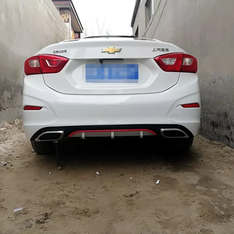 Ubuyuwant Achterbumper Diffuser Bumpers Protector Voor Cruze 2017 Abs Materiaal Auto Bumper Guard Protector Skid Plate Bumper Cover Ubuyuwant Achterbumper Diffuser Bumpers Protector Voor Cruze 2017 Abs Materiaal Auto Bumper Guard Protector Skid Plate Bumper Cover