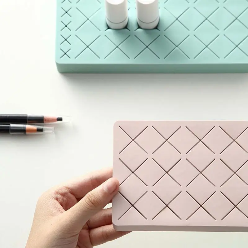 Best Chance for  24 Grid Silicone Lipstick Storage Box Makeup Organizer Cosmetic Display Stand E65B