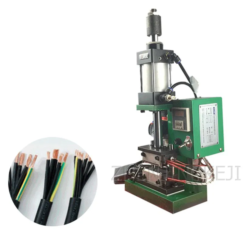 

220V Digital Display Peeling Machine High Temperature Data Line Noodle Line wire Pneumatic Hot Stripping Machine Equipment
