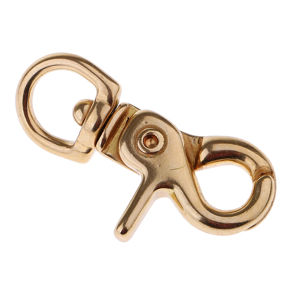 Metal Brass Swivel Lobster Clasp Snap Hook Keychain Key Ring straps for Handbag Jewellery Findings