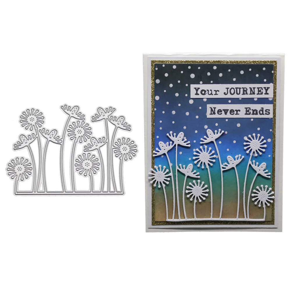 Dandelion Cutting Dies Stencil DIY Scrapbooking Album Stamp Paper Card Embossing