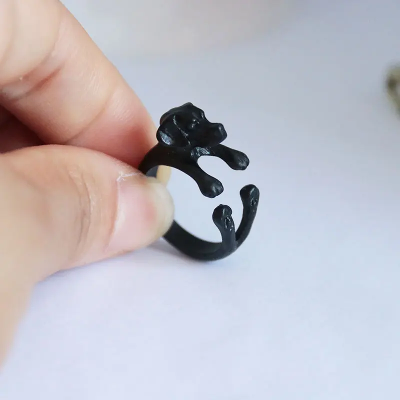 3 pcs/set dog ring fashion 3D animal size can be adjusted colors different changed every day good luck | Украшения и аксессуары