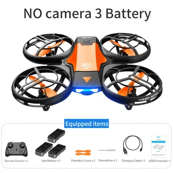 V8 New Mini Drone 4K 1080P HD Camera WiFi Fpv Air Pressure Height Maintain  Foldable Quadcopter RC Dron Toy Gift 12