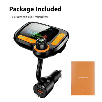 

Bluetooth Wireless In Car MP3 FM Transmitter Car Radio Adapter Kit 2 USB Charger Wireless Audio Receiver Car Accessories