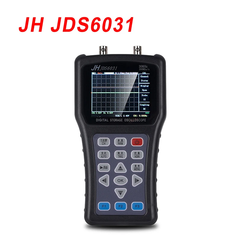 JH JDS6031Hand-Held Осциллограф портативный осциллограф JDS6031 с 1CH 30 м 200MSa/S цифровой осциллограф