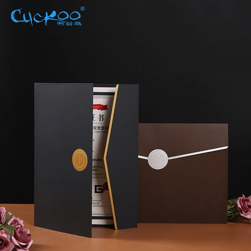 Сертификат Cuckoo Honor чехол для записи бумажная Обложка хранения документов A4