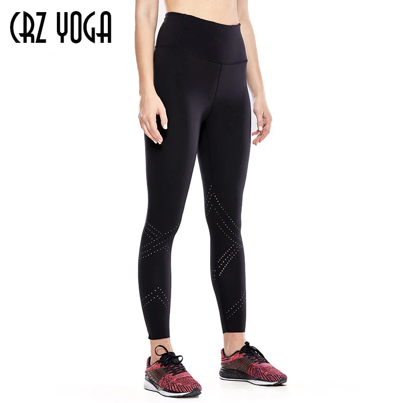 CRZ YOGA Women's Luxury High Waist Drawstring Leggings Yoga Capris with Inner Pocket-21 Inches CRZ YOGA Women's Luxury High Waist Drawstring Leggings Yoga Capris with Inner Pocket-21 Inches