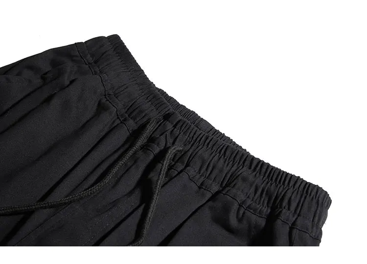 LAPPSTER-Youth Men Streetwear Hip Hop Joggers Pants Mens Harajuku Black Cargo Pants Male Fashions Black Pockets Track Pants