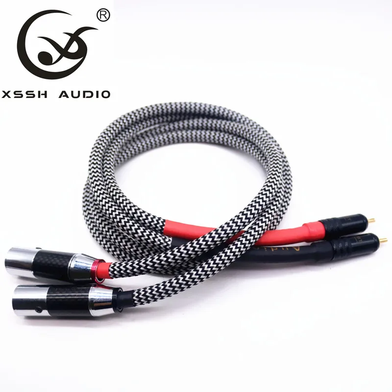 

XSSH Audio 1 pair DIY HC01# Wholesales HIFI DIY Audio Video Female XLR RCA Cable