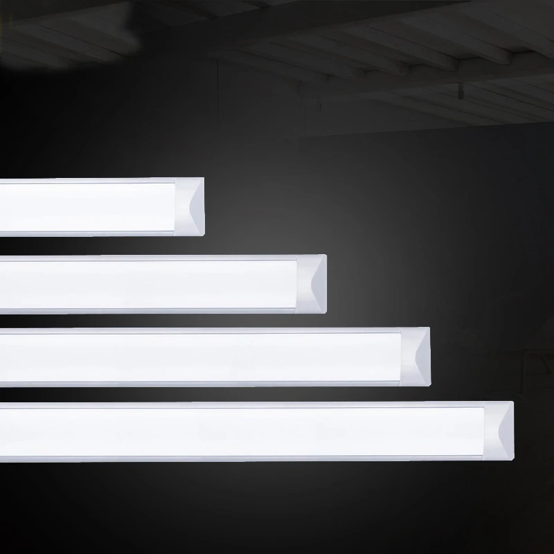 

10PCS LED Tube Light 120CM Batten Linear Bar Light Surface Mount Tri-Proof Slimline Ceiling Lights for Garage Home Office Market
