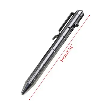 

Solid Titanium Alloy Gel Ink Pen Vintage Bolt Action Writing Tool Stationeries 63HD