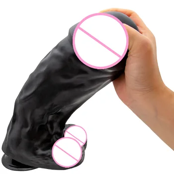 Super Huge Dildo Artificial Penis Big Giant Realistic Extra Large Dildos xxl Plus Size Dildo Sex Toys For Women 8.5cm Thick 2