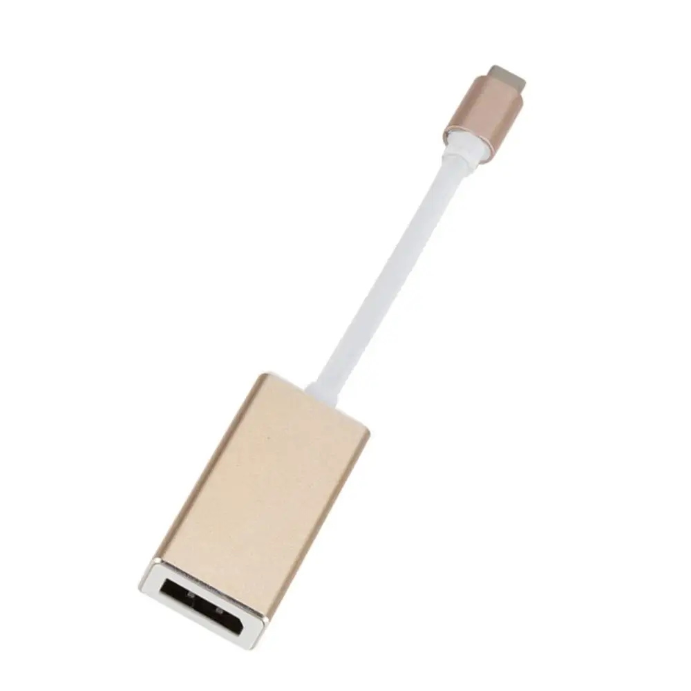 USB 3,1 тип-c к Мини адаптер портов дисплея 4K высокой четкости алюминиевый USB-C к Мини DP конвертер Кабель