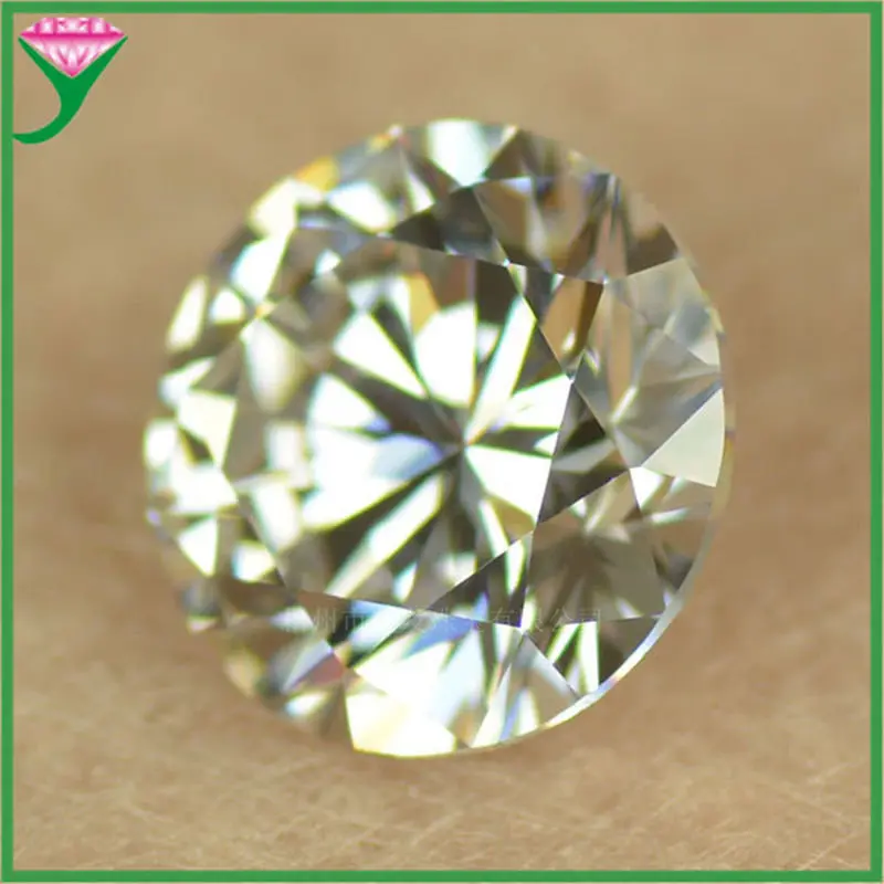 Positive Pass Tester Test 1CT 6.5mm GHI White Round Brilliant Cut Moissanites Lab With GRA Certificates & Carving Code