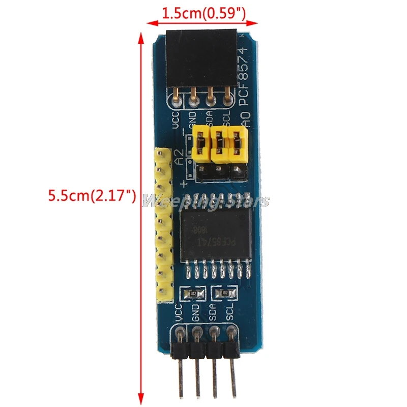 1 шт. I2C 8 бит ввода-вывода GPIO поддерживает два Интерфейс доска ПИН-кода ряд сидений