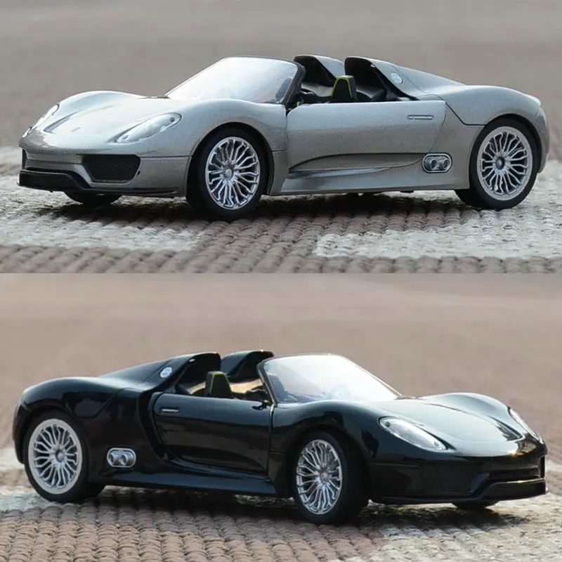 1:24 porsche 918 металлическая модель автомобиля завод Моделирование спортивный автомобиль детские игрушки коллекция украшений